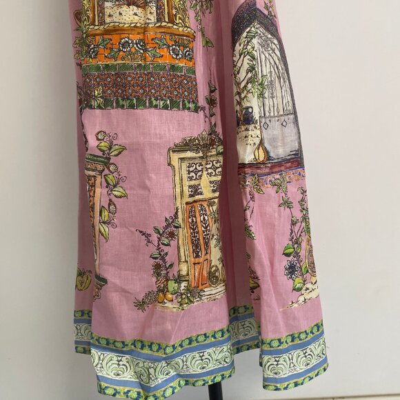 Alemais Monte Midi Dress Pink Print - Picture 10 of 16